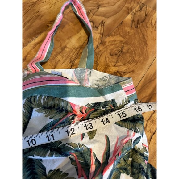 🌴 LOFT Tropical Print Dress – Linen Viscose Blend – Size 6 (#316) - Picture 6 of 12